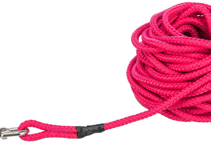 Leuchtend fuchsia Schleppleine mit Trigger-Snap-Haken von Trixie