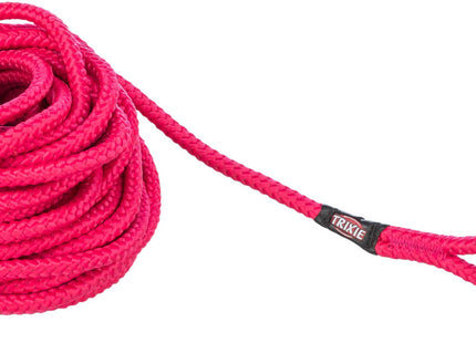 Leuchtend fuchsia Schleppleine mit Trigger-Snap-Haken von Trixie
