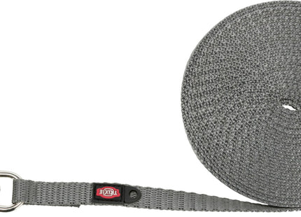 Leichte Trixie Schleppleine in Graphit für entspannte Spaziergänge mit Ihrem Hund