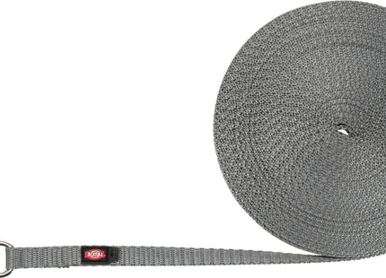 Leichte Trixie Schleppleine in Graphit für entspannte Spaziergänge mit Ihrem Hund