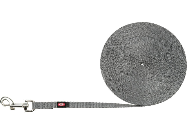 Leichte Trixie Schleppleine in Graphit für entspannte Spaziergänge mit Ihrem Hund