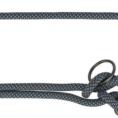 Trixie Soft Rope V-Leine - doppelte Hundeleine schwarz/grau