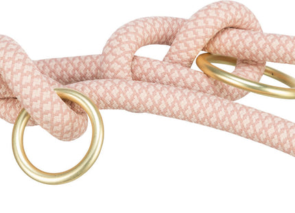Trixie Soft Rope V-Leine - Doppel-Leine rosa/hellrosa
