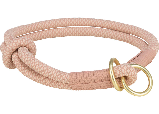Trixie Soft Rope Zug-Stopp-Halsband – rosa, Grösse S