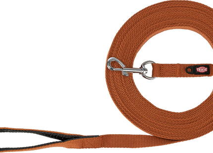 Robuste Baumwoll-Schleppleine von Trixie in Rost-Optik