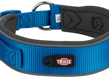 Trixie Premium Halsband - extra breit, royalblau/grafit