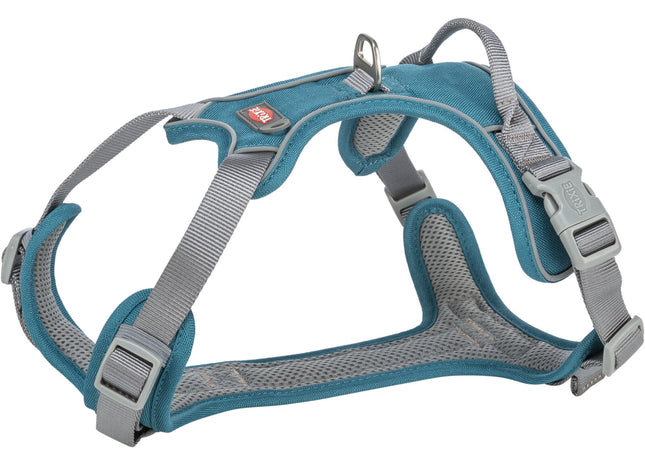 Trixie Premium Active Geschirr – Hundegeschirr petrol S