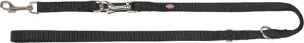 Trixie Premium V-Leine - schwarze Nylonleine, XS 2m