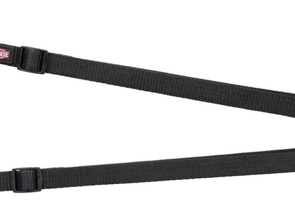Trixie Premium Koppel – schwarze Doppel-Hundeleine