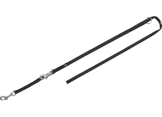 Trixie Premium V-Leine - schwarze Nylonleine, XS 2m