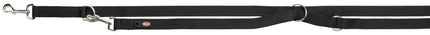 Trixie Premium V-Leine - schwarze Nylonleine, XS 2m