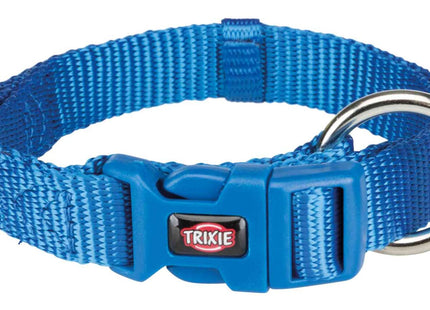 Trixie Premium Halsband – blau, Grösse S-M