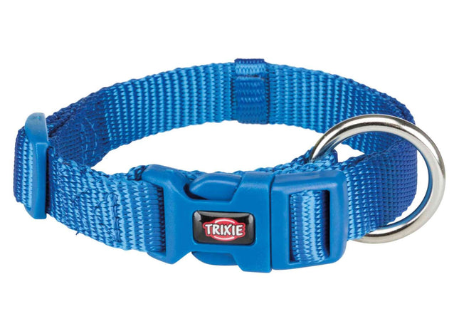 Trixie Premium Halsband – blau, Grösse S-M