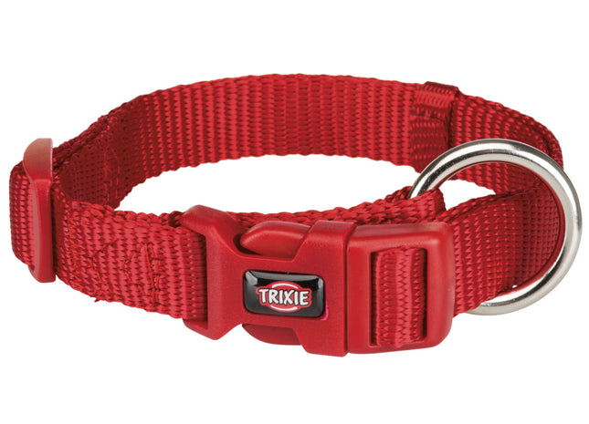 Trixie Premium Halsband - Hundehalsband Rot M-L