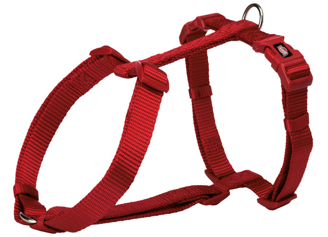 Trixie Premium H-Geschirr - rot, XS-S, verstellbar