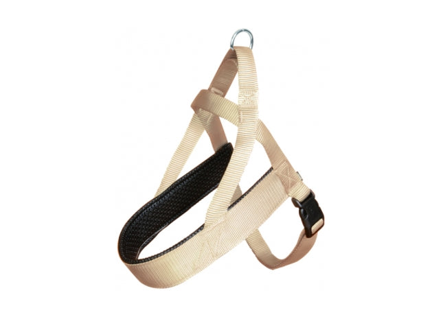 Bequemes Trixie Premium-Geschirr in elegantem Beige