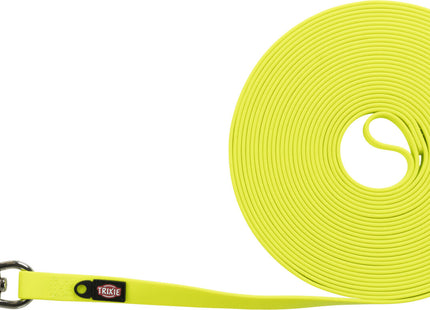 Neongelbe Trixie Easy Life Schleppleine für unbeschwerten Spaziergang
