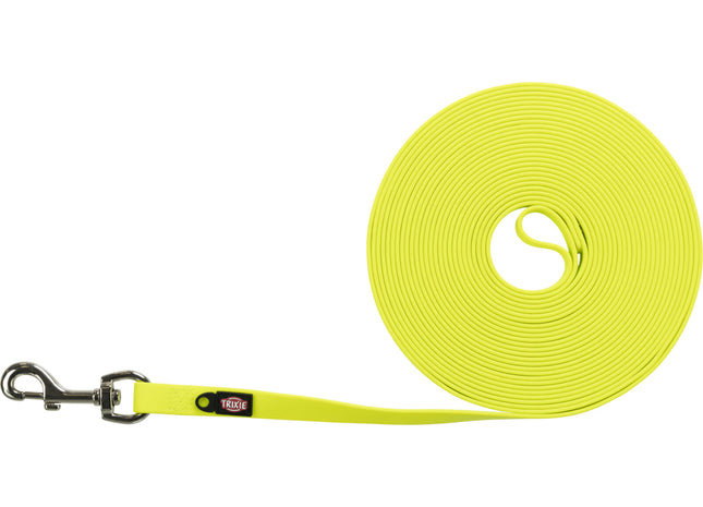 Neongelbe Trixie Easy Life Schleppleine für unbeschwerten Spaziergang