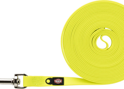 Neongelbe Trixie Easy Life Schleppleine für sicheres Training im Freien