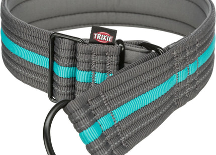 Trixie Fusion Zug-Stopp-Halsband - grafit/ozean S-M