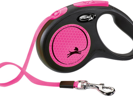 Trixie Flexi New NEON - Führleine, neonpink, 5m