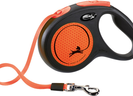 Trixie Flexi New NEON - Gurtleine, neonorange, 5m