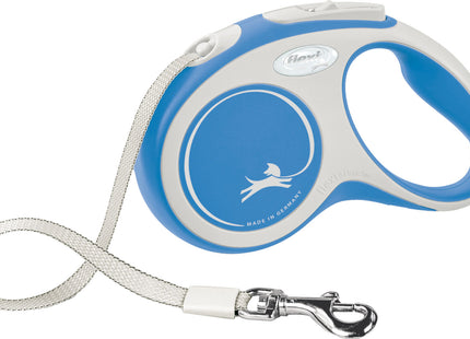 Trixie Flexi New COMFORT - blaue Gurt-Leine S