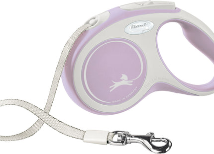 Trixie Flexi New COMFORT – Gurt-Leine rosa S 5m