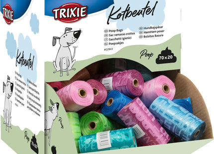 Trixie - Hundekotbeutel, Rolle, 20 Beutel, sortiert 70Stk.