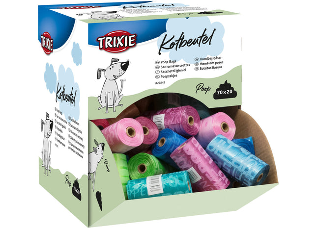 Trixie Hundekotbeutel Rolle 20 Beutel sortiert 70 Stk
