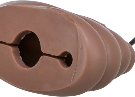 Trixie Kotbeutelspender – braun, 8×5 cm