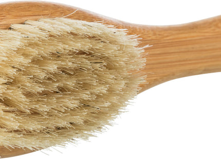 Trixie Bambus Bürste mit Natur- & Metallborsten, beidseitig