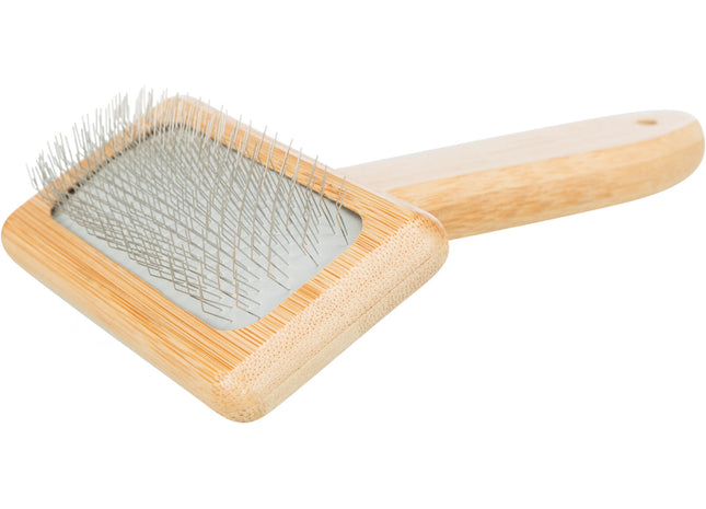 Trixie Softbürste aus Bambus und Metall - hochwertige Pflege für Ihr Haustier