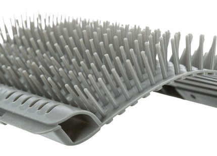 Sanfte Massagebürste für Katzen in Grau von Trixie