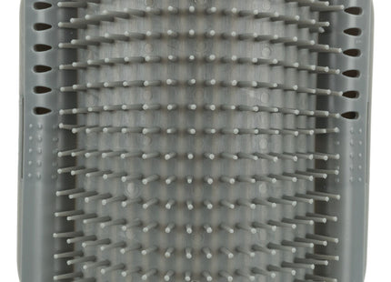 Sanfte Massagebürste für Katzen in Grau von Trixie