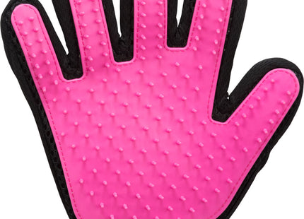 Sanfter Fellpflege-Handschuh in Pink für glänzendes und gepflegtes Fell