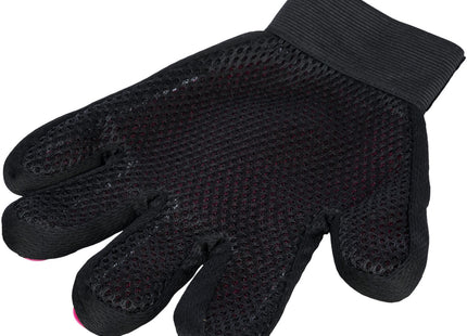 Sanfter Fellpflege-Handschuh in Pink für glänzendes und gepflegtes Fell