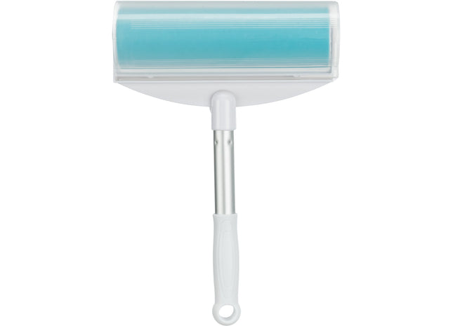 Entfernen Sie mühelos Tierhaare mit dem Trixie Fusselroller XXL in Weiss-Türkis