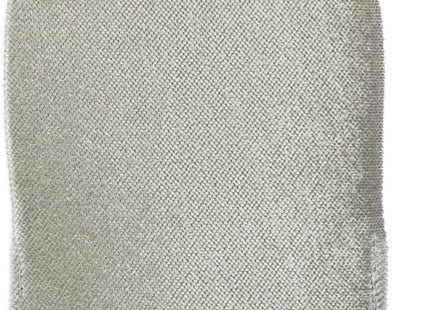 Sanfter Fusselhandschuh in Grau für die schnelle Reinigung von Haustierfell