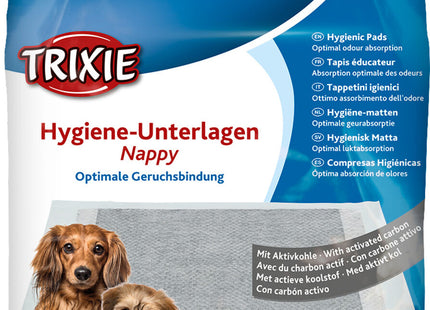 Trixie Hygiene-Unterlage Nappy mit Aktivkohle - zuverlässiger Schutz vor Verschmutzungen und Gerüchen