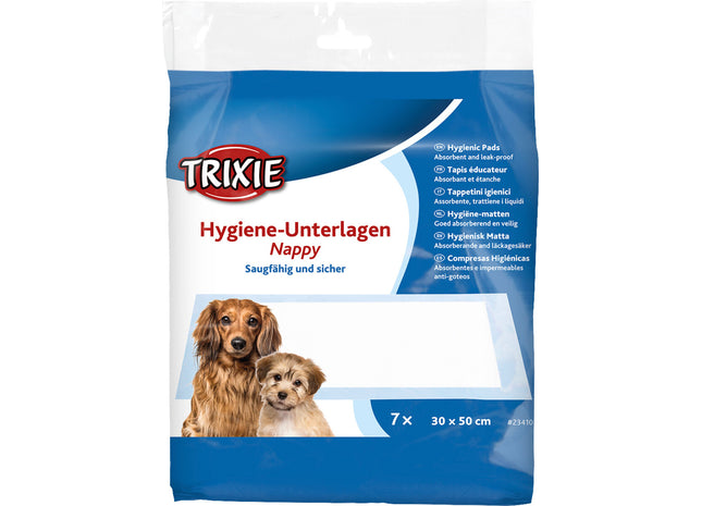 Trixie Hygiene-Unterlage Nappy - Schützende Einweg-Unterlage für Haustiere