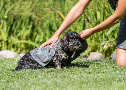 Trixie Top-Fix Handtuch für Hunde und Katzen, saugfähig und strapazierfähig