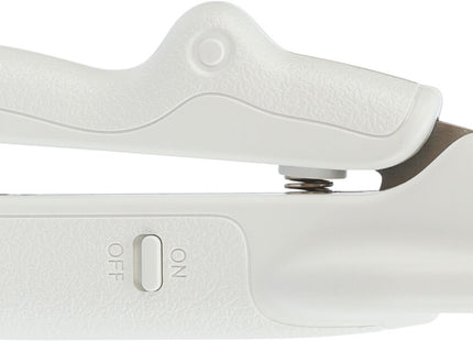 Präzise Krallenschere mit LED-Licht für sicheres Schneiden, aus weissem Kunststoff und Edelstahl