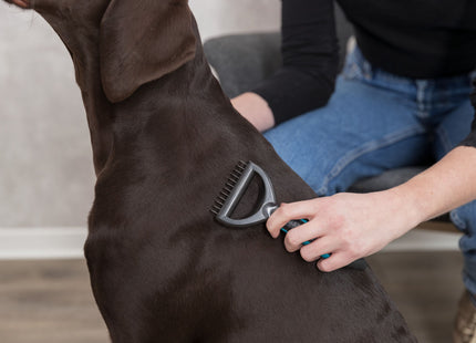 Trixie Universal-Striegel für Hunde 19 cm - Effektives Hundebürsten zur Fellpflege und Entfernung von lose Haaren