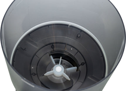 Automatischer Futterautomat für Haustiere in elegantem Schwarz