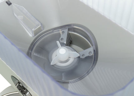 Automatischer Futterautomat für Haustiere in Hellgrau