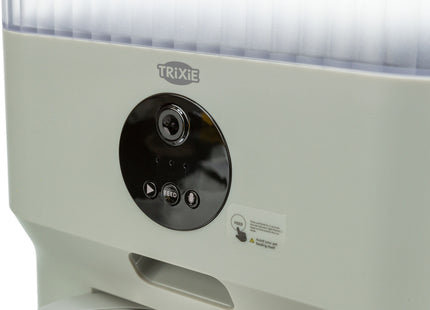 Automatischer Futterautomat für Haustiere in Hellgrau