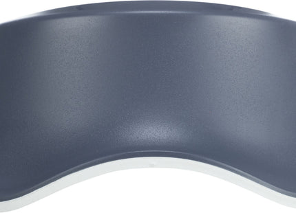 Blauer Napf mit Gummiring von Trixie für Haustiere