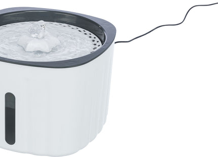 Trixie Trinkbrunnen Flower Kunststoff - hochwertiger Trinkbrunnen für Haustiere aus strapazierfähigem Kunststoff