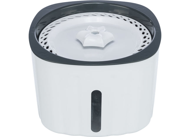 Trixie Trinkbrunnen Flower Kunststoff - hochwertiger Trinkbrunnen für Haustiere aus strapazierfähigem Kunststoff